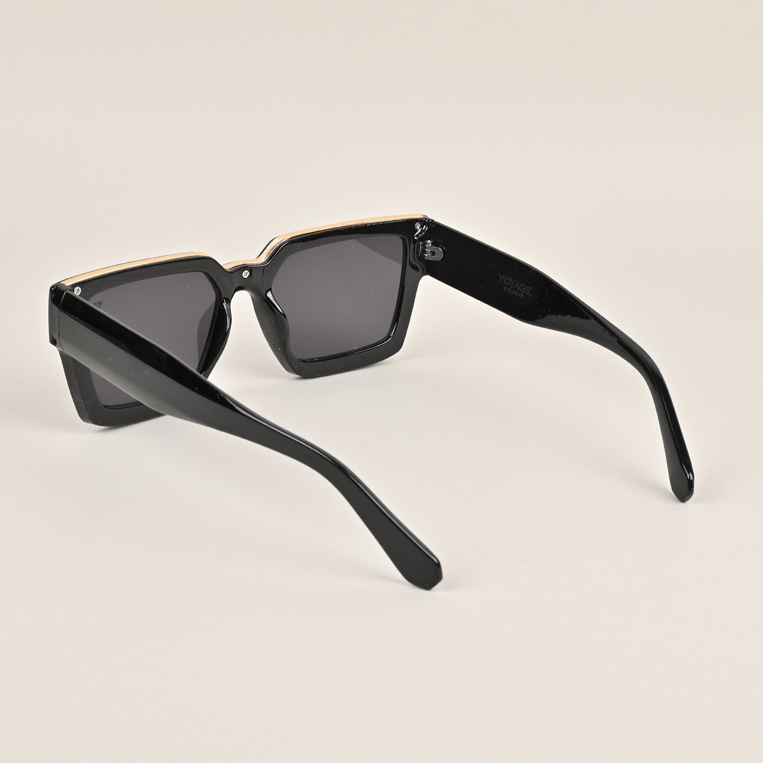 Buy Voyage Shine Black Polarized Wayfarer Sunglasses for Men & Women -  TR8077PMG4484 Online